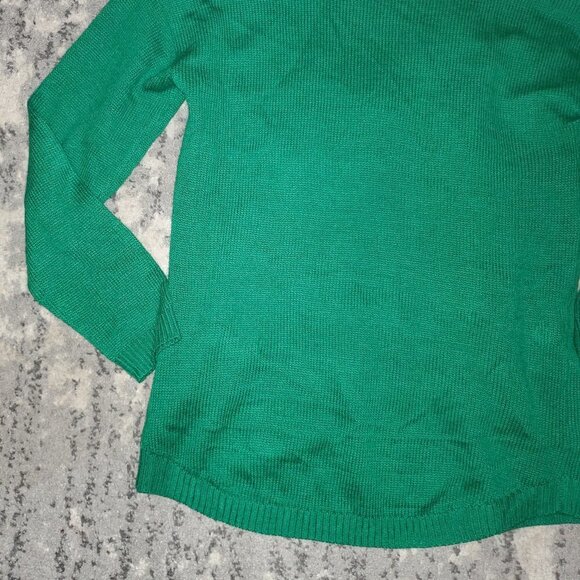 Ugly Christmas Sweater Penguin Christmas Green Sweater Size XL - Picture 6 of 15